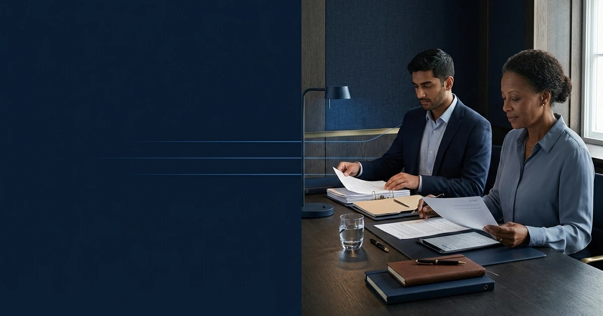 UK professional-services team connecting client work with accountable review
