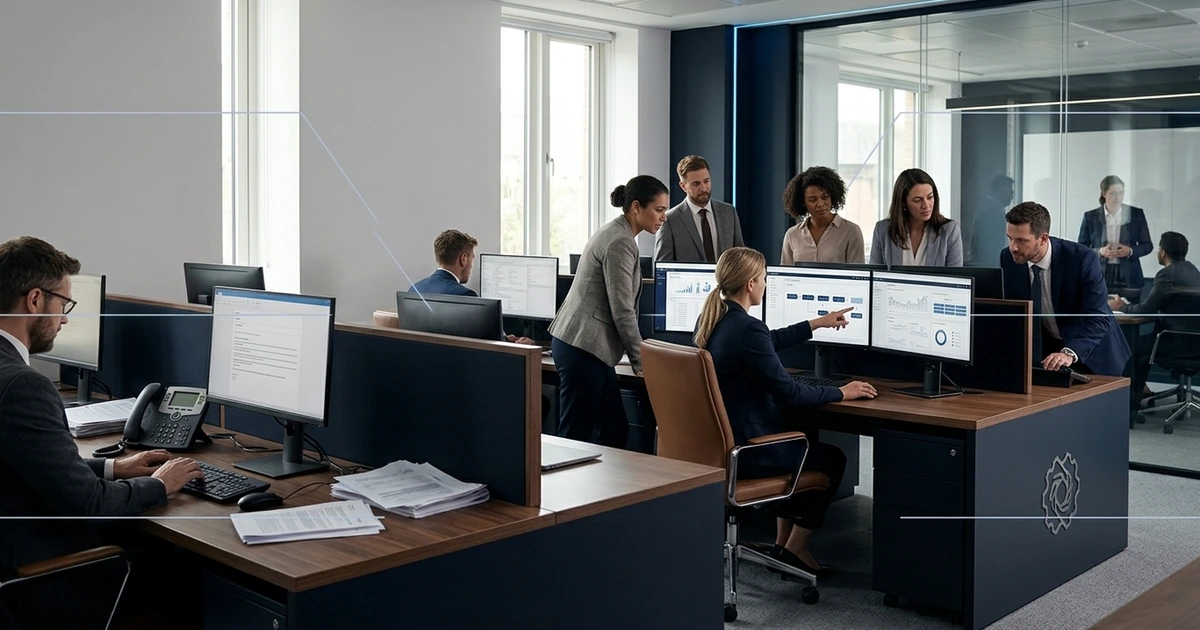 UK SME operations team connecting isolated AI tools into a dependable workflow