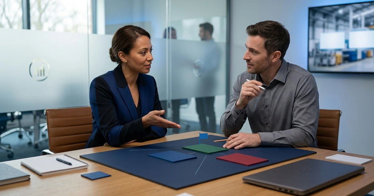 Small-business workflow being assessed before automation