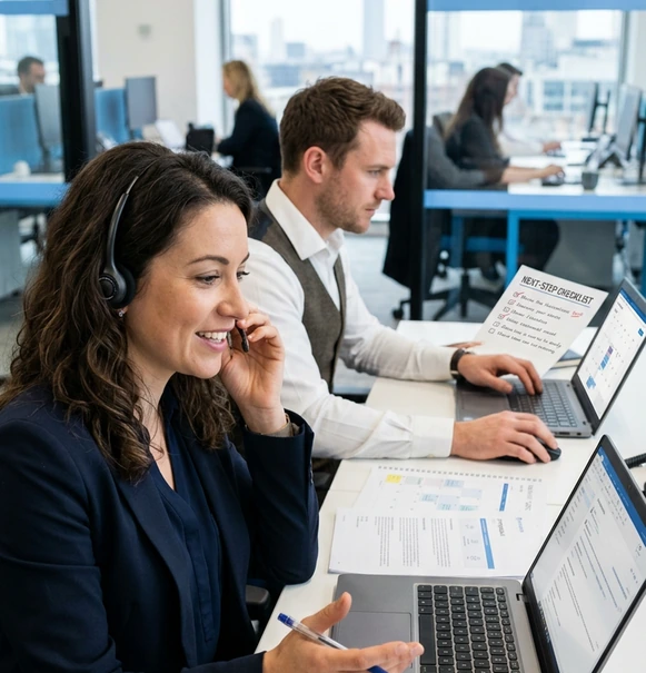 Faster follow-through outcome