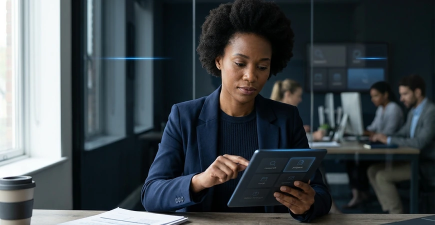 Reusable AI Skills connecting normal business requests to approved actions