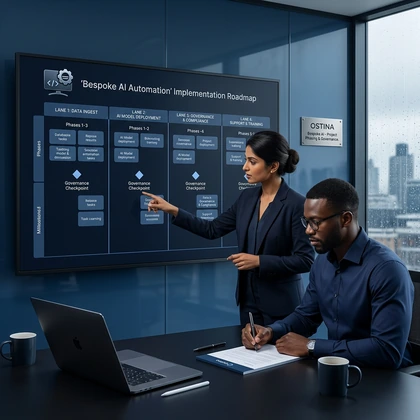 Bespoke AI Automation team workflow visual