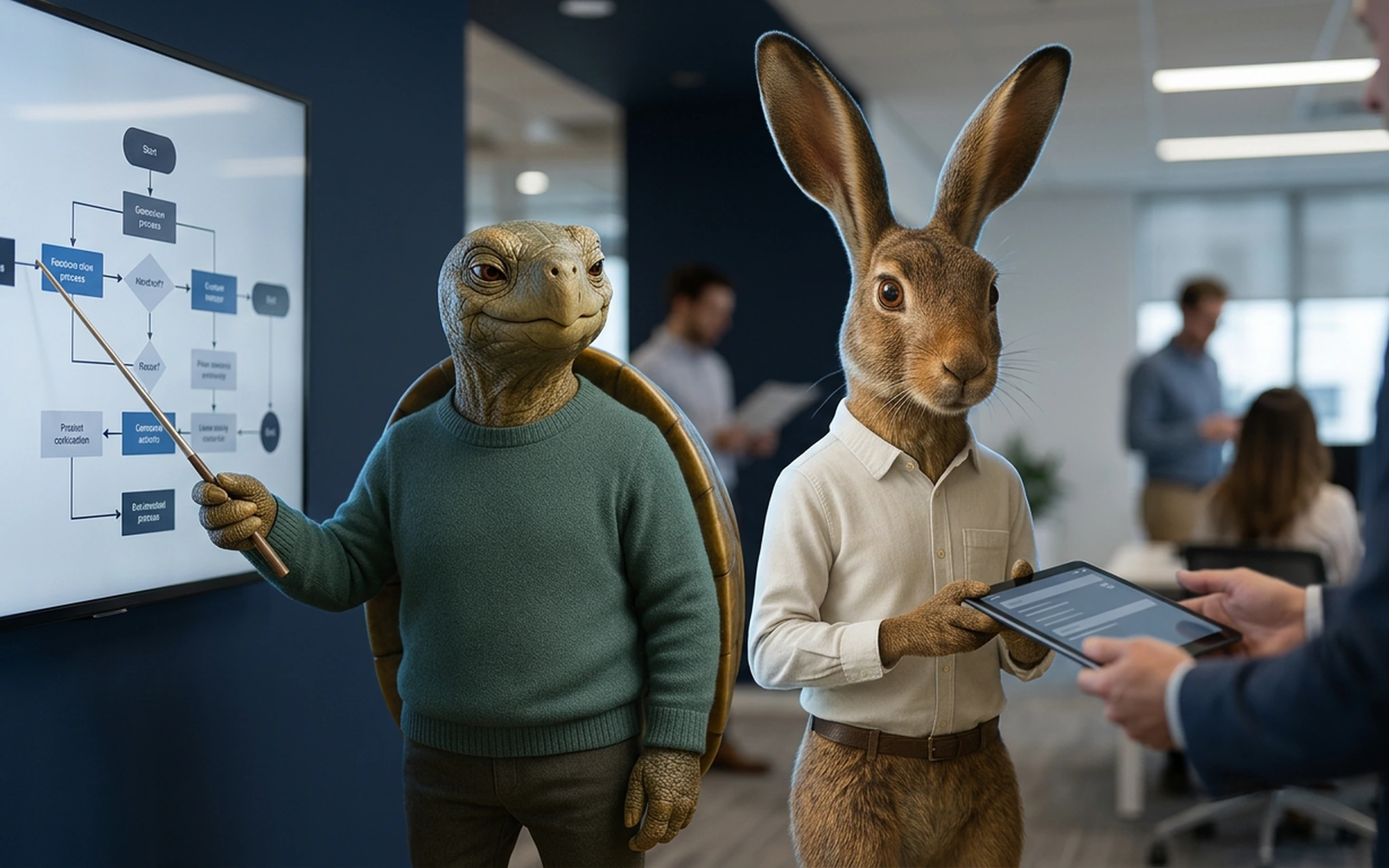 Cleaner follow through visual