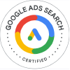 Google Search Ads certification badge